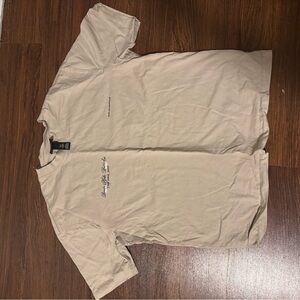 Beige Graphic Tee